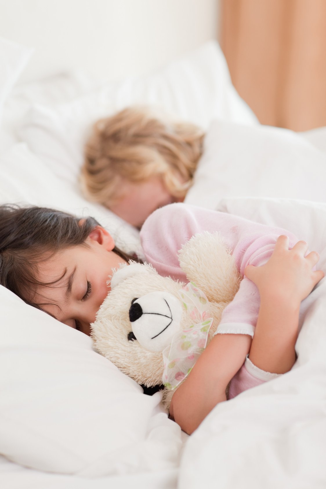 Portrait of children sleeping